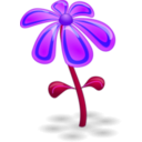 download Flower clipart image with 225 hue color