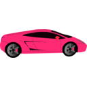 download Orange Car clipart image with 315 hue color