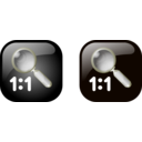 download Icon Geolocalisation Magnifier clipart image with 180 hue color