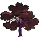 download Oak Tree clipart image with 270 hue color