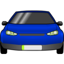 download Car Front clipart image with 225 hue color
