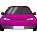 download Car Front clipart image with 315 hue color