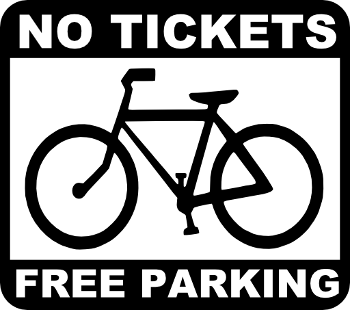 Bike No Tickets Free Parking