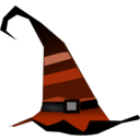 download Witch Hat clipart image with 90 hue color