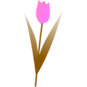 download Tulip clipart image with 315 hue color