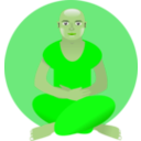 download Meditation clipart image with 90 hue color
