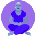 download Meditation clipart image with 225 hue color