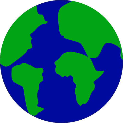 Earth With Continents Separated