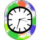 download Wall Clock Icon clipart image with 45 hue color