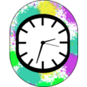 download Wall Clock Icon clipart image with 90 hue color