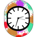 download Wall Clock Icon clipart image with 315 hue color