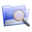 download Simple Folder Seek clipart image with 180 hue color