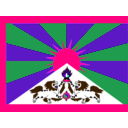 download Flag Of Tibet clipart image with 270 hue color
