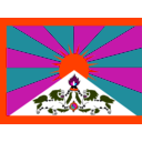 download Flag Of Tibet clipart image with 315 hue color