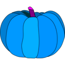 download Pumpkin clipart image with 180 hue color