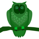 download Owl clipart image with 90 hue color