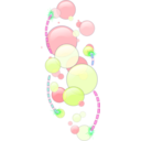 download Bubbles And Worms clipart image with 135 hue color