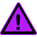 download Signs Hazard Warning clipart image with 225 hue color