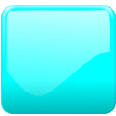 download Red Button clipart image with 180 hue color