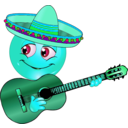 download Mexican Boy Smiley Emoticon clipart image with 135 hue color