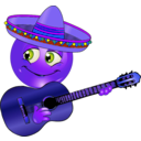 download Mexican Boy Smiley Emoticon clipart image with 225 hue color