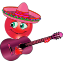 download Mexican Boy Smiley Emoticon clipart image with 315 hue color