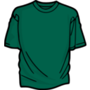 download Green 2 T Shirt clipart image with 90 hue color
