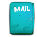 download Mail Folder clipart image with 180 hue color