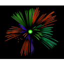 download Fireworks clipart image with 45 hue color