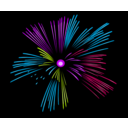 download Fireworks clipart image with 225 hue color