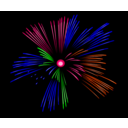 download Fireworks clipart image with 270 hue color