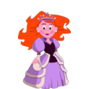 download Prinzessin clipart image with 315 hue color