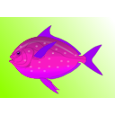 download Fish clipart image with 270 hue color