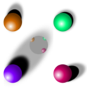 download Spheres clipart image with 270 hue color
