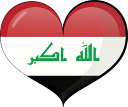 Iraq Heart Flag