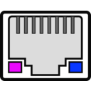 download Rj 45 Female clipart image with 180 hue color
