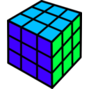 download Rubik Cube clipart image with 135 hue color