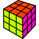 download Rubik Cube clipart image with 315 hue color
