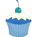 download Muffin clipart image with 180 hue color