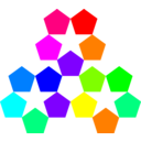download Color Pentagon Inspiration clipart image with 90 hue color