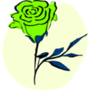 download Coloured Rose clipart image with 90 hue color