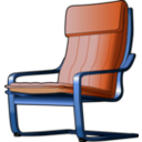 download Armchair clipart image with 180 hue color