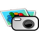 download Photo Camera clipart image with 0 hue color
