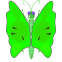 download Butterfly clipart image with 90 hue color