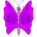 download Butterfly clipart image with 270 hue color