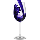 download Copa De Vino clipart image with 270 hue color