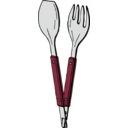 download Salad Tongs clipart image with 315 hue color