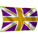 download Union Flag Fluttering In Breeze clipart image with 45 hue color