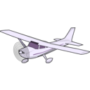 download Single Engine Cessna clipart image with 45 hue color