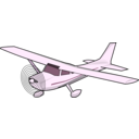 download Single Engine Cessna clipart image with 90 hue color